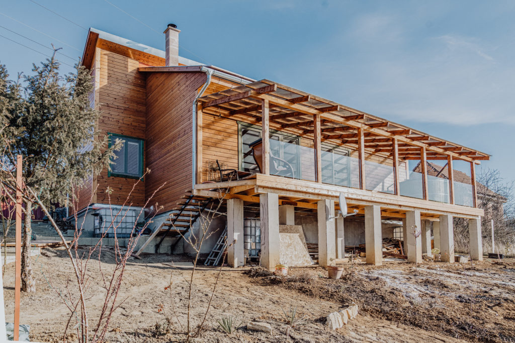 könnyűszerkezetes családi ház külső