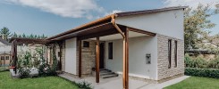Könnyűszerkezetes családi ház külső